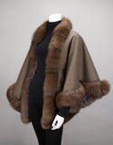 Loro Piana Medium Round Cape- Mocha