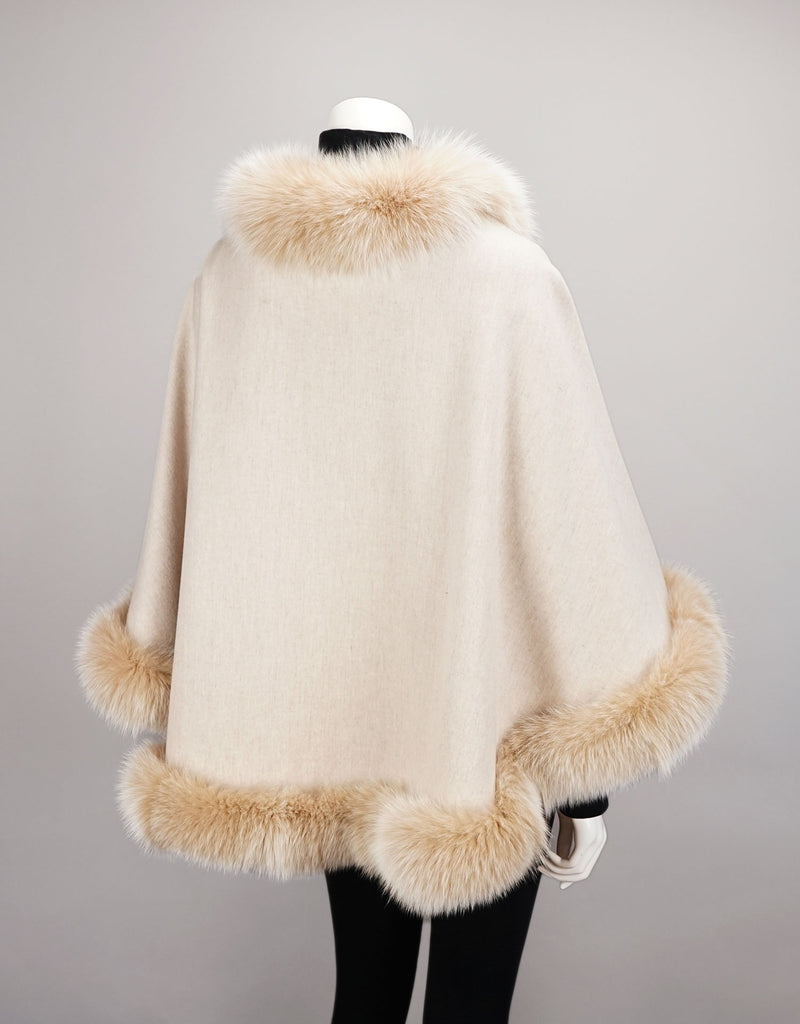Loro Piana Medium Round Cape- Ivory