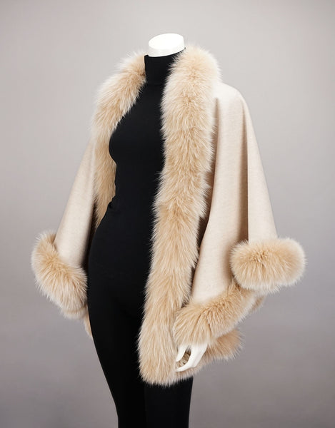 Loro Piana Medium Round Cape- Ivory