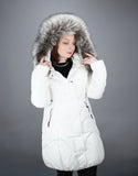 Fitted Down Stroller - White Silver