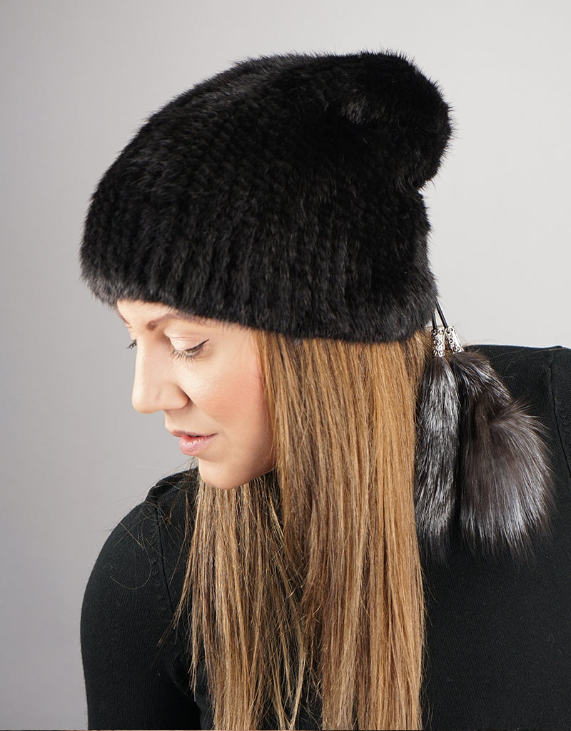 Draw Slouch Hat - Black Mink