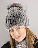 Classic Pom Pom Hat - Black Snow