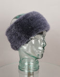 Stretch Mink Headband-Charcoal