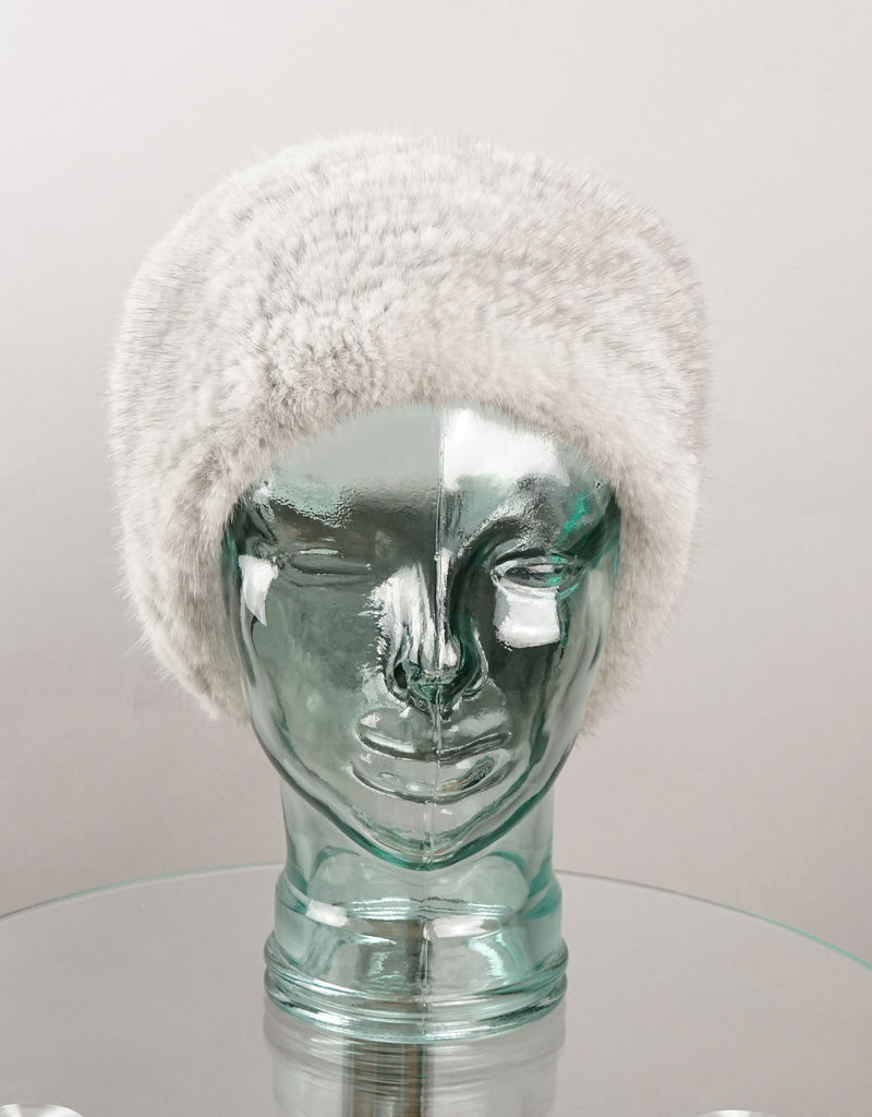 Stretch Mink Headband-Sapphire
