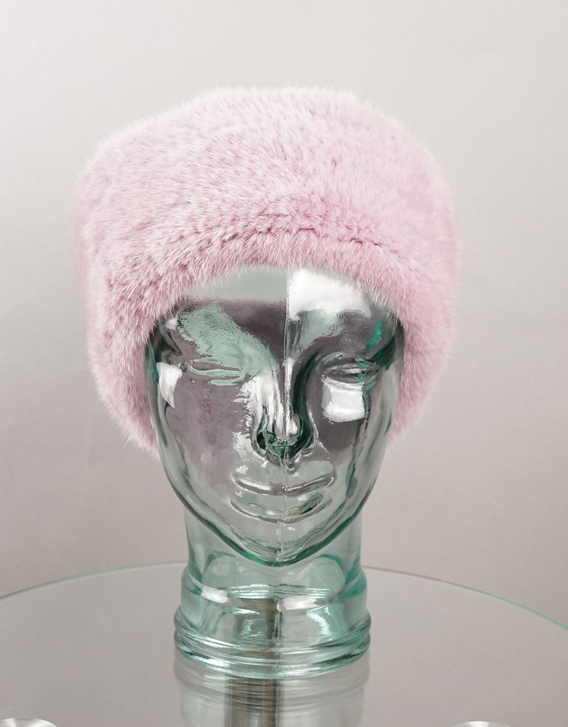 Stretch Mink Headband-Mauve