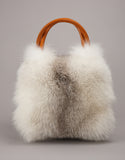 Double Handled Fox Bag - White Cross