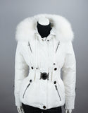 Belted Sporty Jacket-White