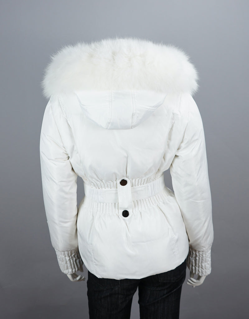 Belted Sporty Jacket-White