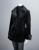Sheared Mink Belted Jacket