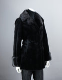 Sheared Mink Belted Jacket