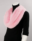 Minktail Stretch Cowl/ Shrug - Pink