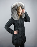 Fitted Down Stroller - Black Silver