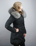 Fitted Down Stroller - Black Silver