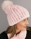 Classic Pom Pom Hat - Pink