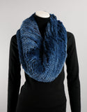 Stretch Cowl- True Blue