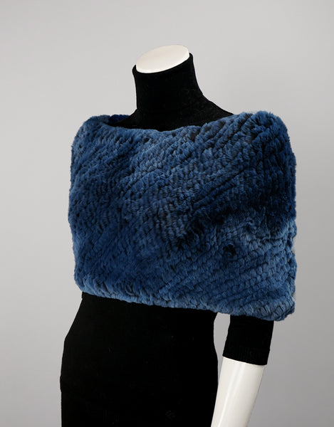 Stretch Cowl- True Blue
