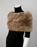 Stretch Cowl- Brown Camel Taupe