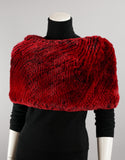 Stretch Cowl - Red Black