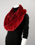Stretch Cowl - Red Black
