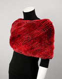 Stretch Cowl - Red Black