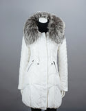 Fitted Down Stroller - White Silver