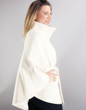 Belted Modern Cape/Jacket -Camel Melange