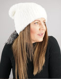 Draw Slouch Hat - White Mink