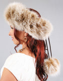 Pom Pom Headband - White