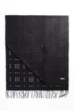 Cashmere Perforated Shawl- Ivory / Blush Fox