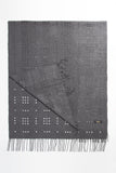 Cashmere Perforated Shawl- Ivory / Blush Fox