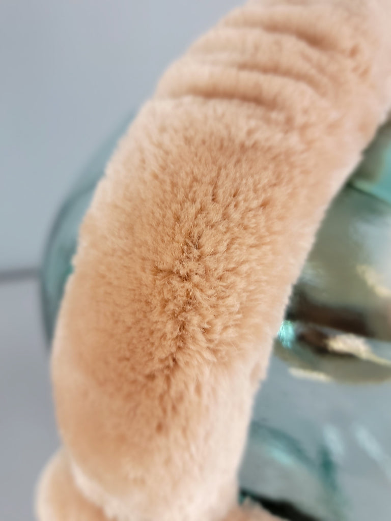 Fur Earmuff- Sand