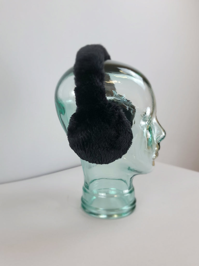 Fur Earmuff- Black