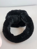 Fur Earmuff- Black