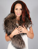 Lux Fur Collar- Platinum