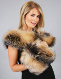 Lux Fur Collar- Platinum