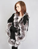Cashmere Medium Round Cape - Pink