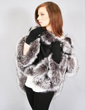 Cashmere Medium Round Cape - Pink