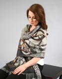 Cashmere Shawl- Marble