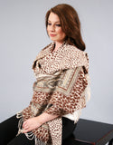 Cashmere Shawl- Grey Blue