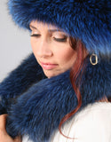 Fox Fringe Scarf- Blush