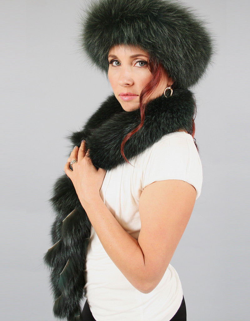 Fox Fringe Scarf- Blush
