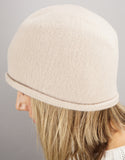 Cloche with Fox Applique - Cashmere/ Blush Fox
