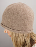 Cloche with Fox Applique - Cashmere/ Blush Fox