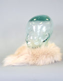 Wide Fur Headband-Cross