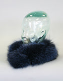 Wide Fur Headband-Cross