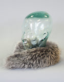 Wide Fur Headband-Cross