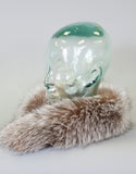 Wide Fur Headband-Cross