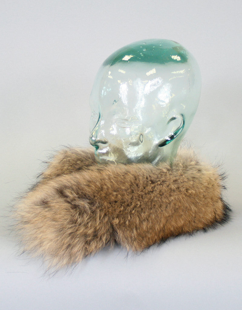 Wide Fur Headband-Cross