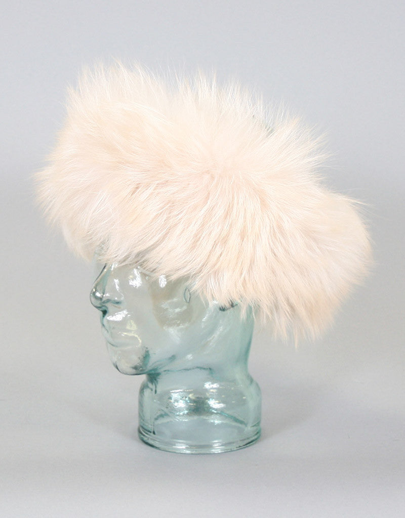 Wide Fur Headband-Cross