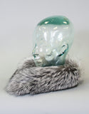 Wide Fur Headband-Cross